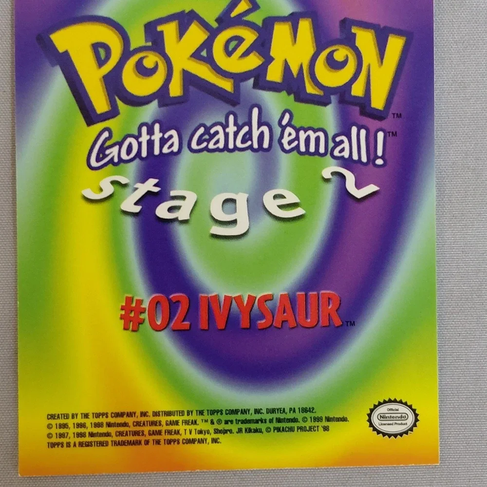 1999 Topps Pokemon First Movie LOT Dragonair E11 Ivysaur E2 Venusaur E3 Vintage